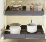 2 Sztuki - Kuchenna Szuflada Cargo teleskopowa, Wysuwana Rozszerzana