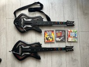 Gitara Guitar Hero Warriors of Rock PS3 PlayStation 3 Dwie Gitary Gry