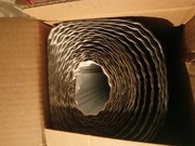 Taśma kominowa aluminiowa ryflowana Al-3D brązowa