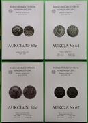 WARSZAWSKIE CENTRUM NUMIZMATYCZNE AUKCJA 63e,64,66e,67,KATALOG