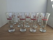 Szklanki Vintage PERNOD z czerwonym logo zestaw 14 sztuk. 