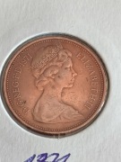 zestaw 2 pence 1971 tanio 