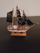 statek drewniany ozdoba