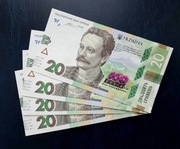 20 hrywien 2016 UNC 160 lat I.Franka Ukraina