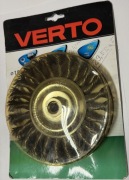 Szczotka tarczowa Fi 150 mm, M14 Verto, drut stalowy 