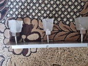 Kinkiet na 3 żarówki Alaska 3 na chromowanej listwie 