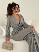 Komplet dzianinowy grey 