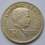 Filipiny 50 sentimos 1967 - del Pilar