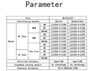 indukcyjny czujnik zbliżeniowy LJ12A3-4-Z/BX