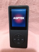 Odtwarzacz MP3 Lekki Przenośny Ekran 1,8” Dyktafon Czarny 16 GB