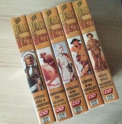 The Real West kolekcja 5 filmów na VHS w jęz. angielskim o Dzikim Zachodzie