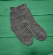 Skarpetki z kaszmiru - szare
