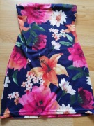 Bluzka tunika kwiaty top Asos S 