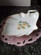 Patera porcelanowy listek 1955 rok