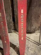 Narty PRL Krakus z kijkami