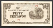 Banknot FILIPINY 50 Centavos 1942