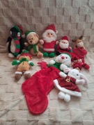 Świąteczne maskotki pluszaki - 10szt