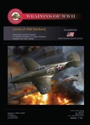 MODEL HOBBY- Curtiss P-40B Warhark + szkielet, owiewka, koła żywica
