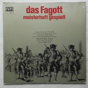 Fagot - mistrzowsko gra Manfred Sax, winyl 1970 r.