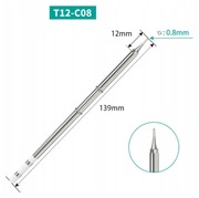 Grot z grzałką T12-C08