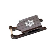 Mini Drewniane Sanki Sanie Świąteczne.