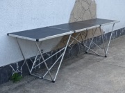 Stół do tapetowania 297 X 59,5 X wys. 80 cm solidna aluminiowa konstrukcja