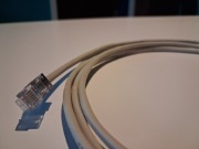 Nowy 2.5m kabel telefoniczny  RJ11 - RJ11 PRODUCENT GRAHAM SMITH UK