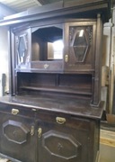 Duży dębowy kredens do odnowienia