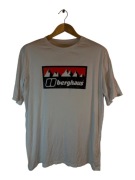 Koszulka berghaus biała duże logo XL