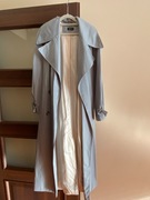 Płaszcz przejściowy pierłowo-niebieski