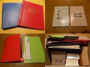 KARTON FILATELISTYKI - DUŻY ZBIÓR 