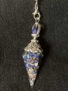 Wahadło z lapis lazuli ,wahadło orgonitowe