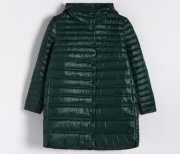 Reserved wiosenna pikowana kurtka zielona damska zielony pikowany płaszczyk