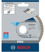 BOSCH PRO CERAMIC TARCZA DIAMENTOWA CERAMIKA KAMIEŃ 125 X 22,23 2608602479 