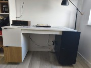 Biurko innowacyjne Transformers z białym blatem Young Users