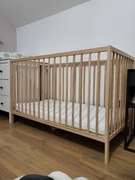 Łóżeczko dla dziecka IKEA + materac 