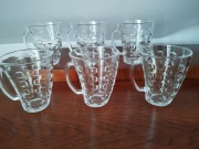 Komplet 6 szklanek Luminarc, Volete, krzywe szklanki, cena kompletu 