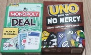 Uno No Mercy Monopoly Deal Zestaw Gier Planszowych Karciana 