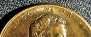 LINCOLN  CENT--1988---USA--KRZYWA  LINIA  MOTTA