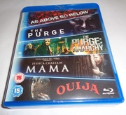 Mama/Purge /Purge - Anarchy/Ouija/As Above So Below - Blu ray