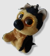 Ty Beanie Boos Sprint owczarek czarny piesek maskotka z zawieszką 12,5cm