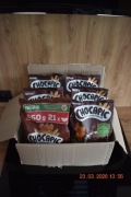 Karton płatków śniadaniowych firmy Nestlè 5x chocapic450g + Chocapic650g
