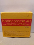 Kodachrome 40 film 8mm kamera nr2