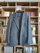 szara marynarka w paski z wełną C&A M marynarka męska wełniana