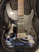 Gitara elektryczna z czaszkami ROCKTILE rock tile okazja
