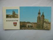 Kraków - album/książeczka, 6 pocztówek, 1977 rok
