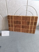 Deska do krojenia END GRAIN (nr5) dąb czerwony -klon jawor 42,5/26/4cm