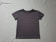 Grafitowa koszulka Moodo wzory XS