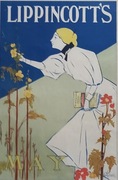 Lippincott's May - secesyjna francuska litografia 