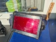 Lampa sciemniowa Łata 1950  LOFT  ZSRR PRL metal, szklo